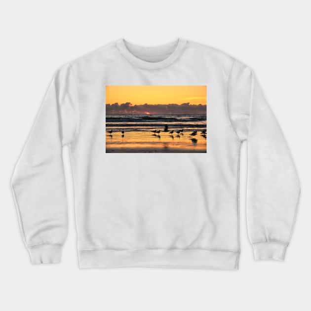 Sunrise on Cocoa Beach, Florida Crewneck Sweatshirt by tgass